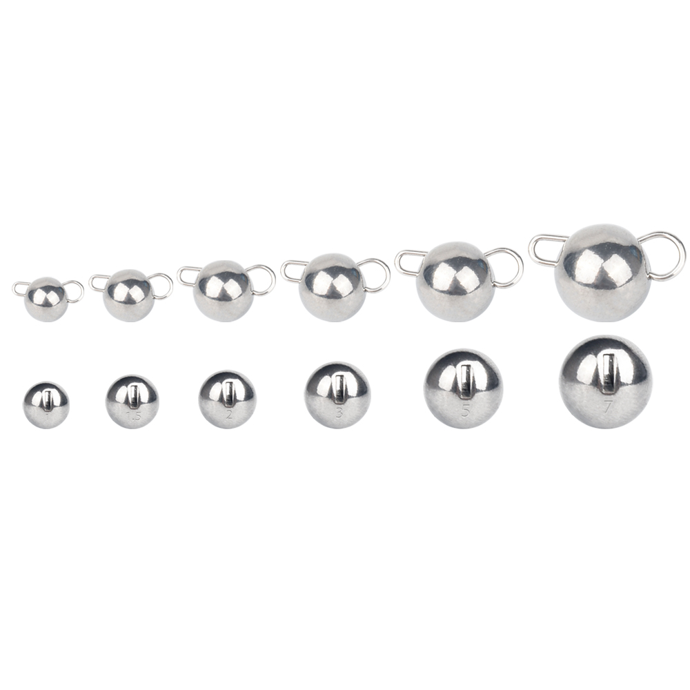 Tungsten Sinkers - MUUNN 10 قطع أوزان صيد تشيبراشكا