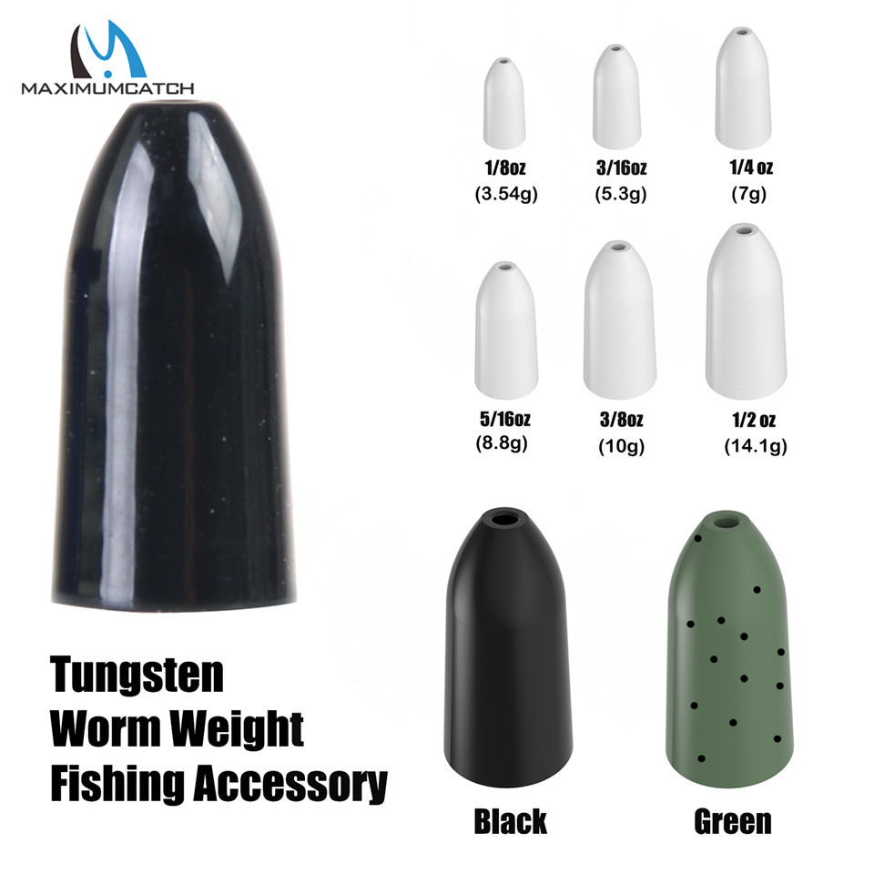Tungsten Sinkers - Maximumcatch الصيد غرق إغراء التنغستن رصاصة
