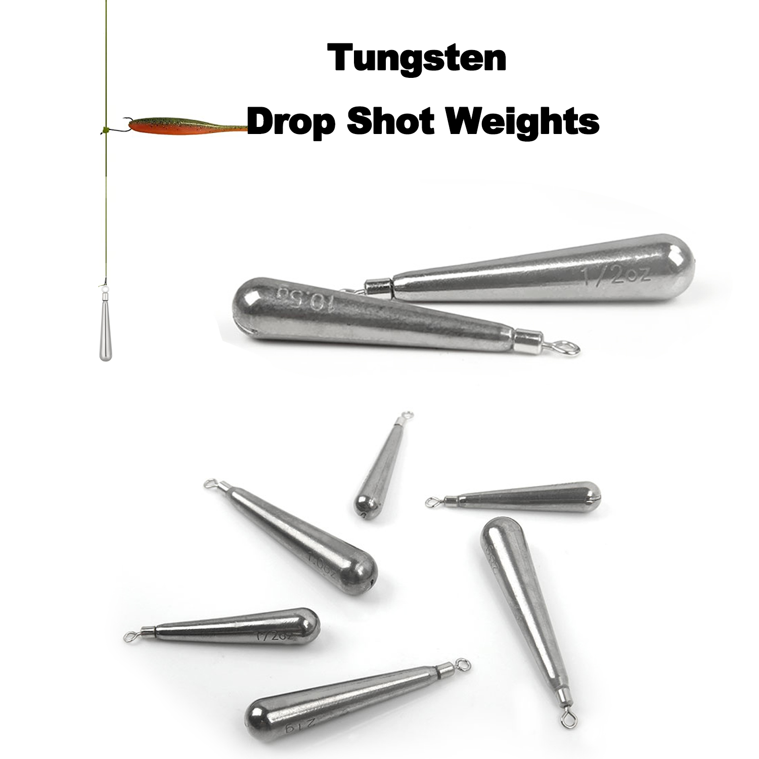 أوزان إسقاط الطلقة من التنجستن - مراجعة Tungsten Sinkers وسعره
