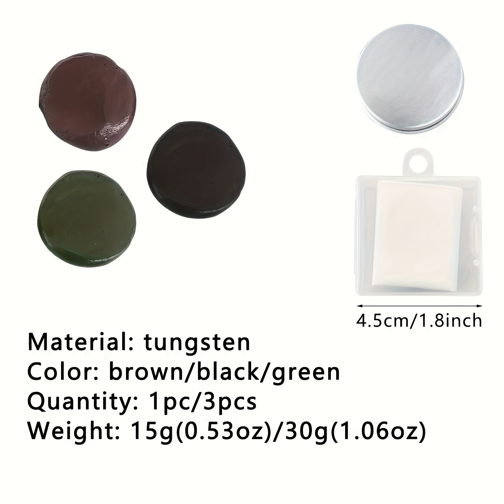 معجون التنغستن 0.5 أونصة (15 ج - مراجعة Tungsten Sinkers وسعره