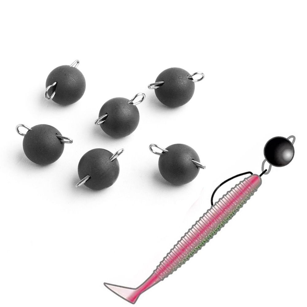 1 قطعة ماتي الأسود التنغستن ال - مراجعة Tungsten Sinkers وسعره