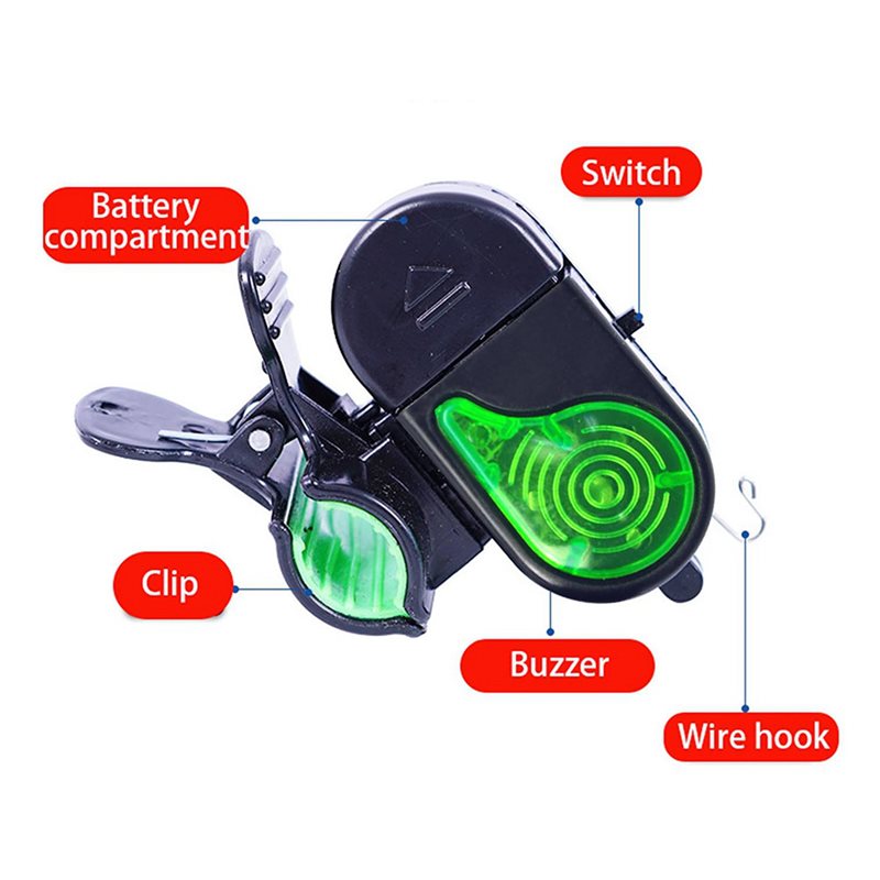 A06F-8PCS أجهزة إنذار لصيد الأ - مراجعة Bite Alarm Fishing وسعره