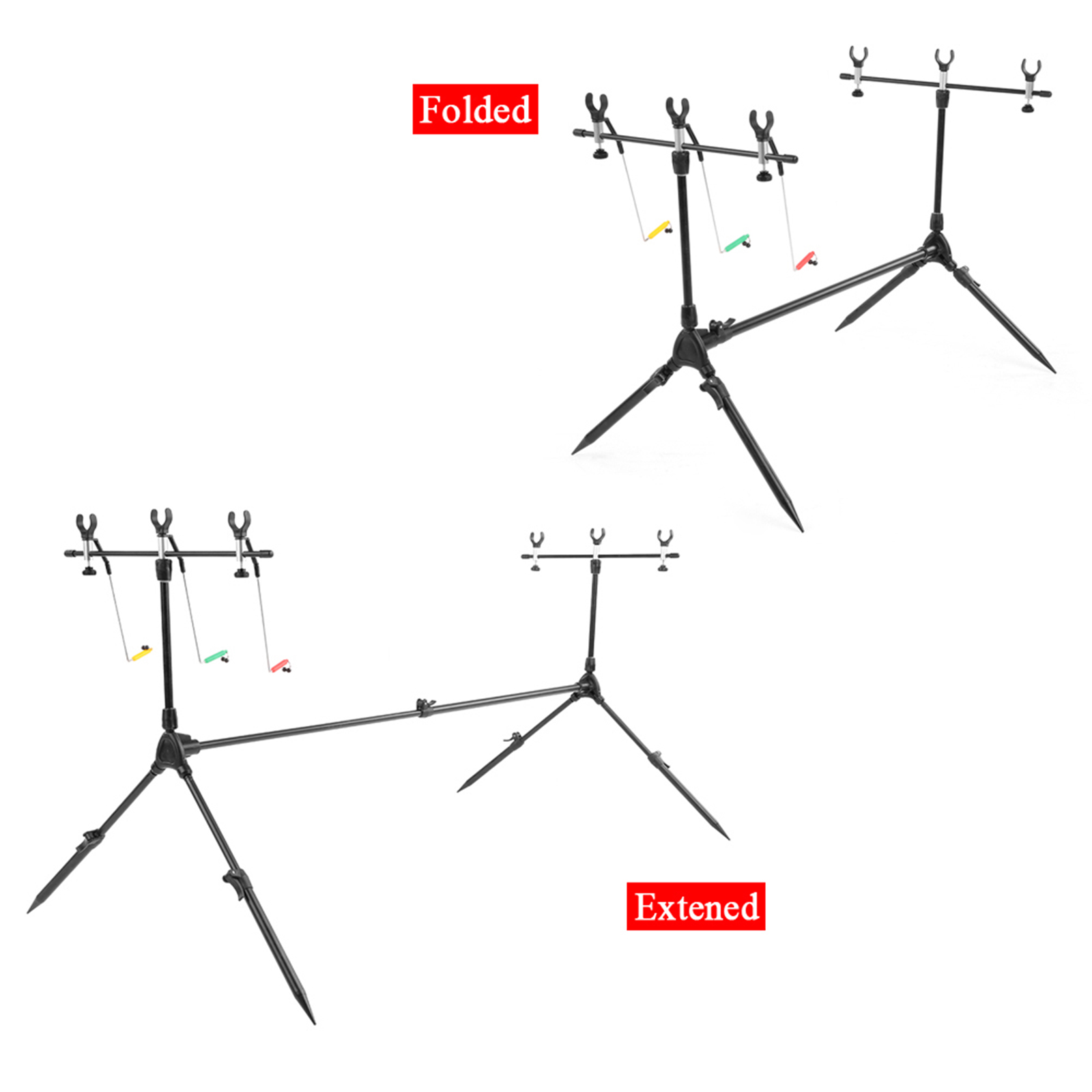 Lixada-حامل حامل قضيب الصيد ،  - مراجعة Bite Alarm Fishing وسعره