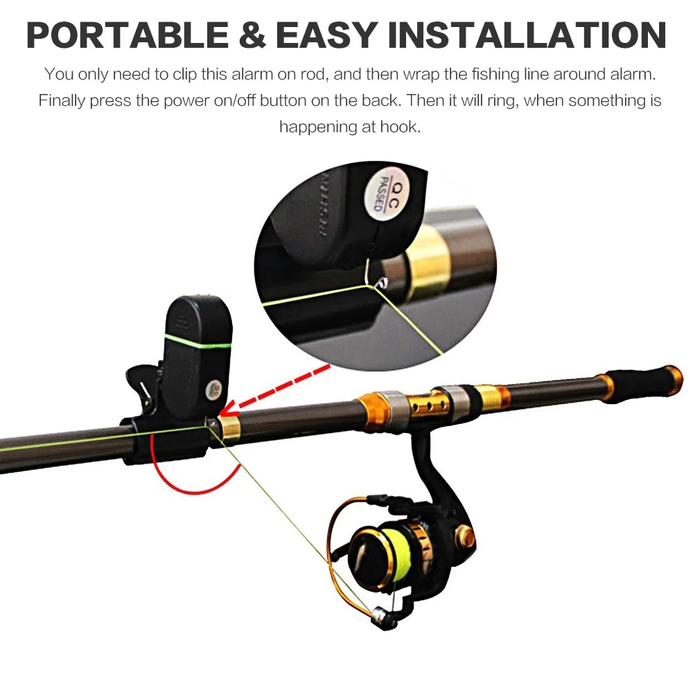 FLYSAND الأسماك لدغة إغراء تنب - مراجعة Bite Alarm Fishing وسعره