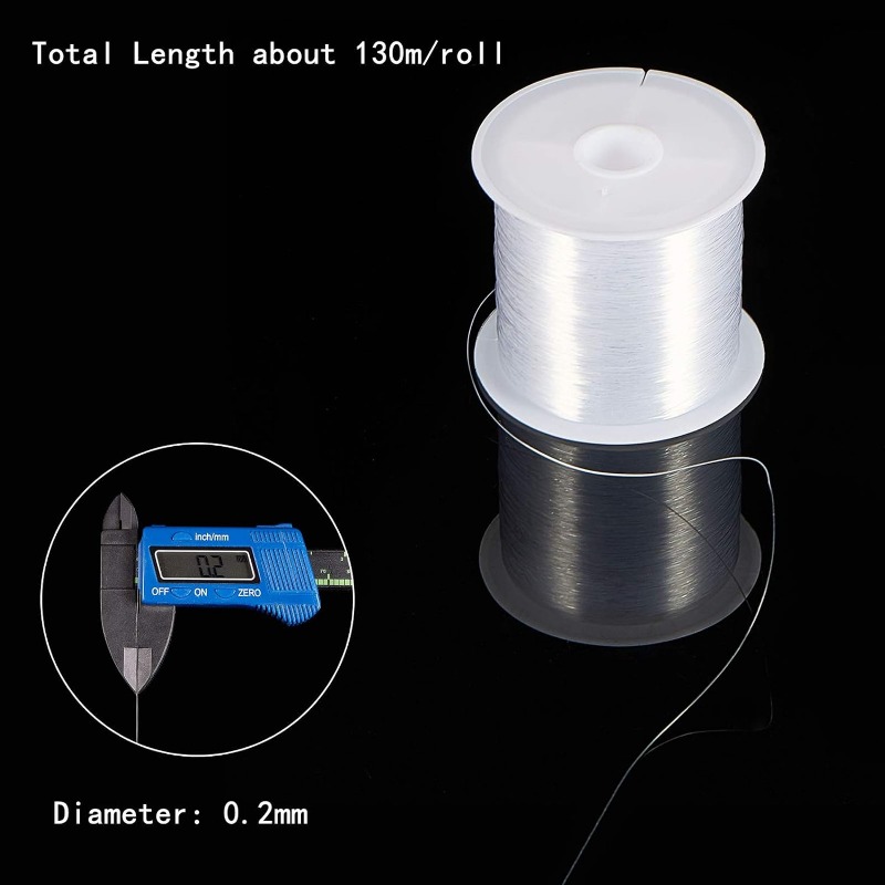 140 ياردة 0.2 مللي متر واضح خي - مراجعة Fishing Equipment Line وسعره