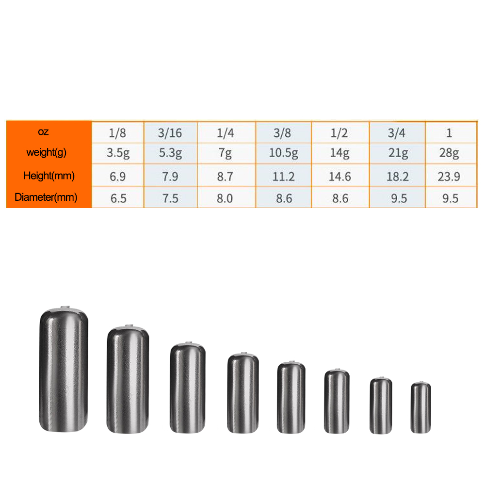 أوزان برميل من التنجستن 3.5g5g - مراجعة Tungsten Sinkers وسعره