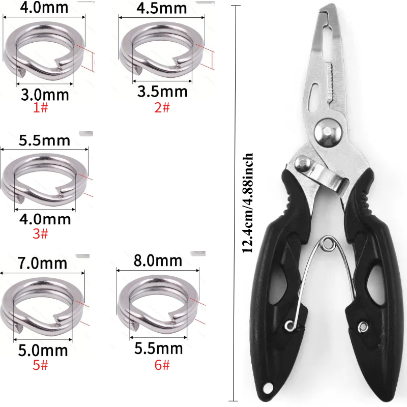 151 قطعة الفولاذ المقاوم للصدأ - مراجعة Fishing Pliers وسعره