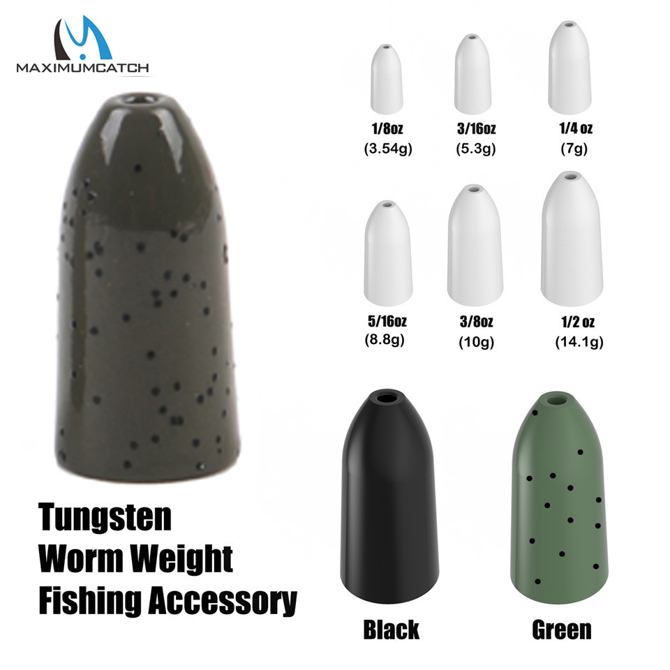 Maximumcatch الصيد غرق إغراء ا - مراجعة Tungsten Sinkers وسعره