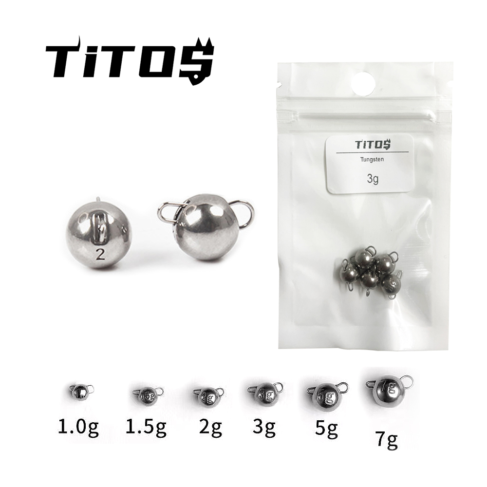 TITOS التنغستن Cheburashka غرق - مراجعة Tungsten Sinkers وسعره