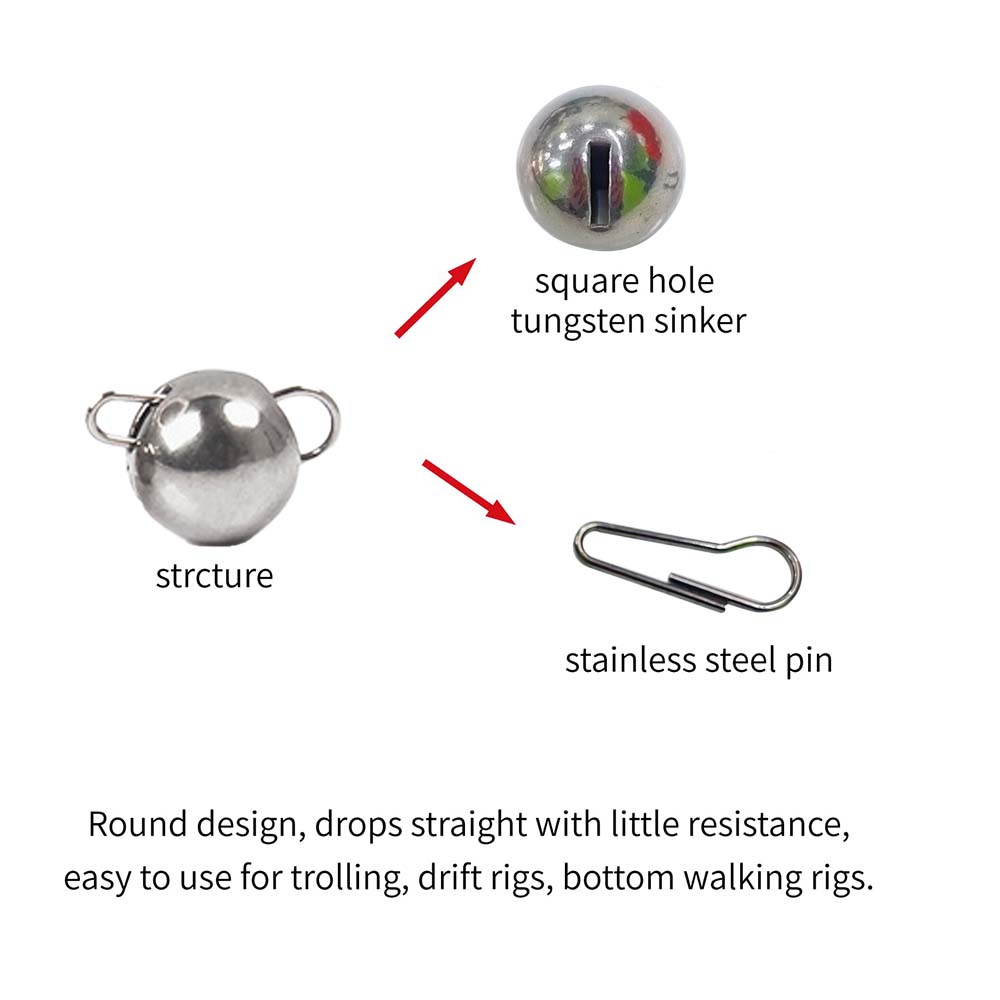 TITOS التنغستن Cheburashka غرق - مراجعة Tungsten Sinkers وسعره