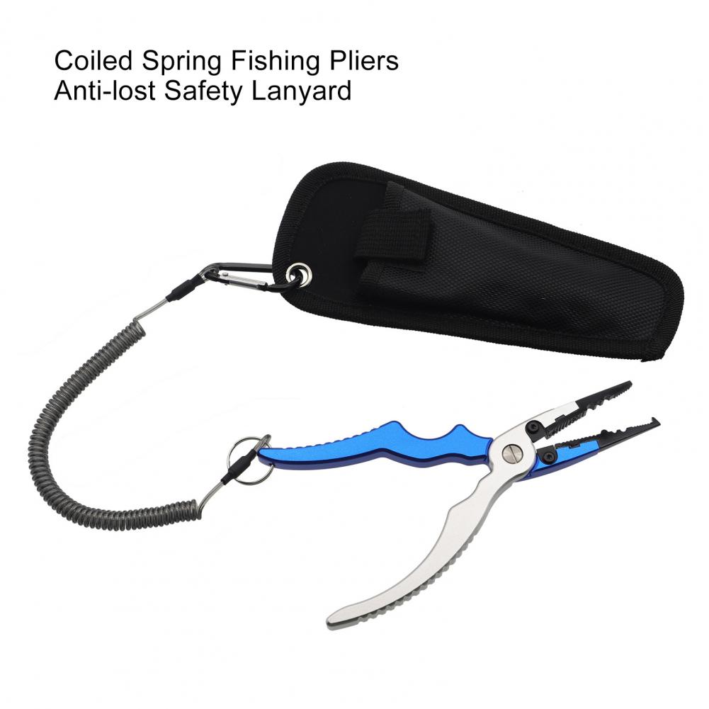 مكافحة خسر حبل قابل للسحب مع ح - مراجعة Fishing Pliers وسعره