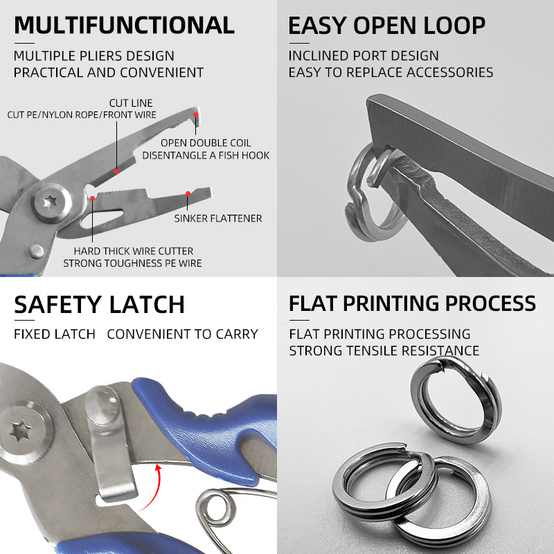 ShareShark 200 قطعة من الفولاذ - مراجعة Fishing Pliers وسعره