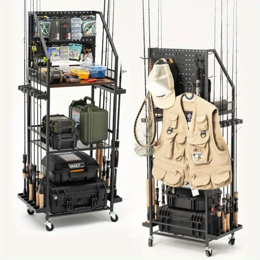 حاملات قصبات الصيد للجراج، حام - مراجعة Fishing Equipment And Accessories وسعره